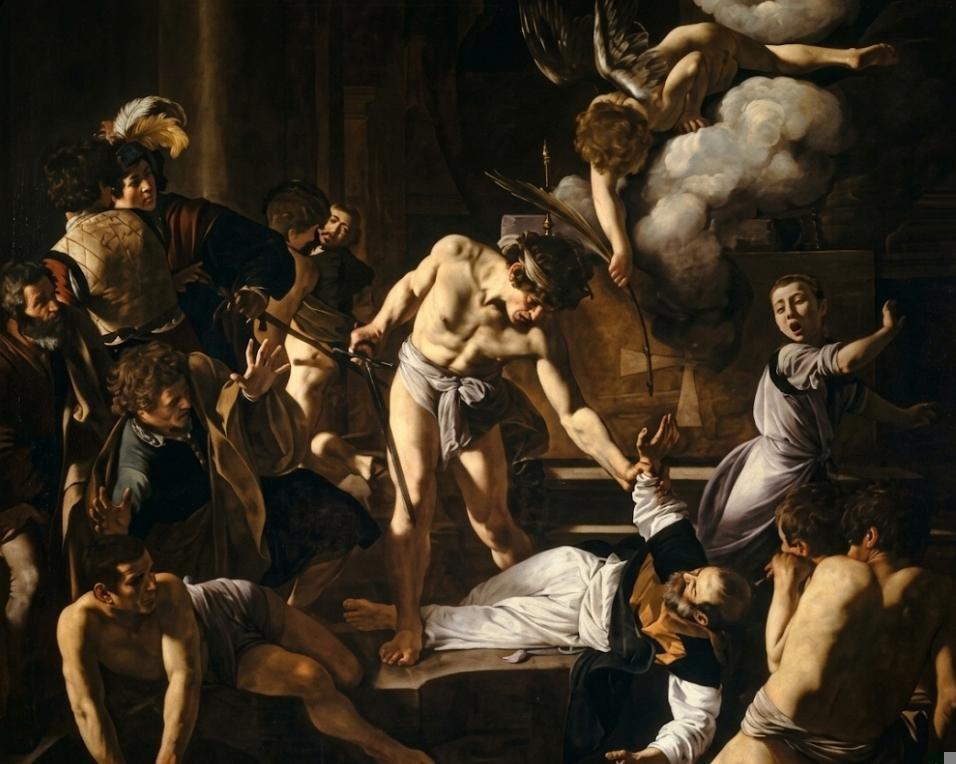The Martyrdom of Saint Matthew by Caravaggio, 1599–1600