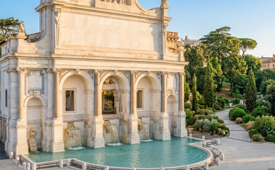 Il Fontanone dell'Acqua Paola on the Janiculum Hill, Rome